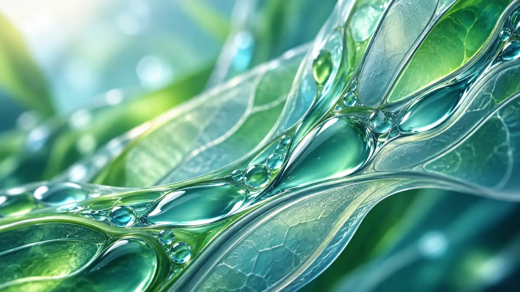 Abstract view representing above-ground crop development